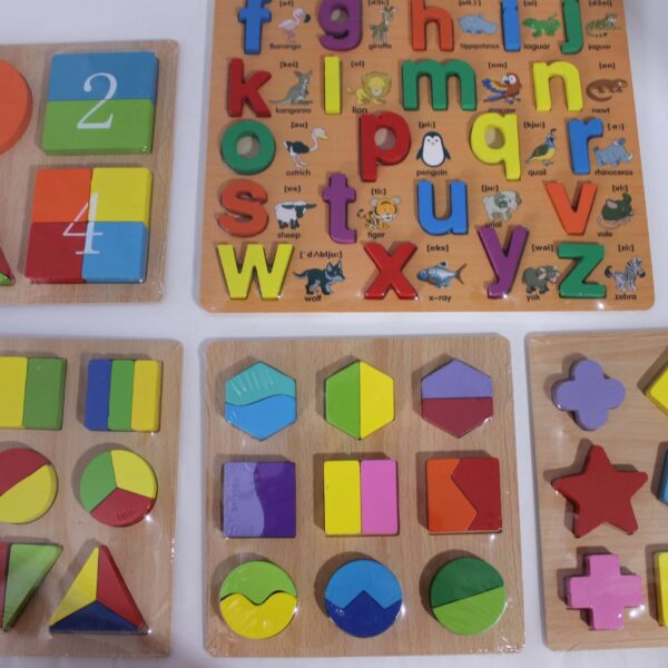 5 Piece Educational Gift Set Lower Case Alphabet Board+ Waterproof Backpack