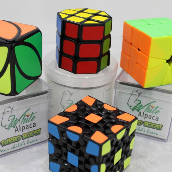 Rubicks Cubes Value 4 Pack + Waterproof Backpack